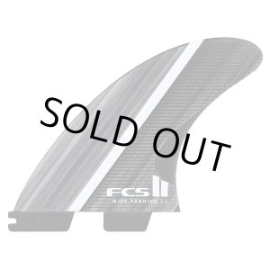 画像: FCSII Mick Fanning Glass Fibre Fusion Tri Size"L" /smoke/white