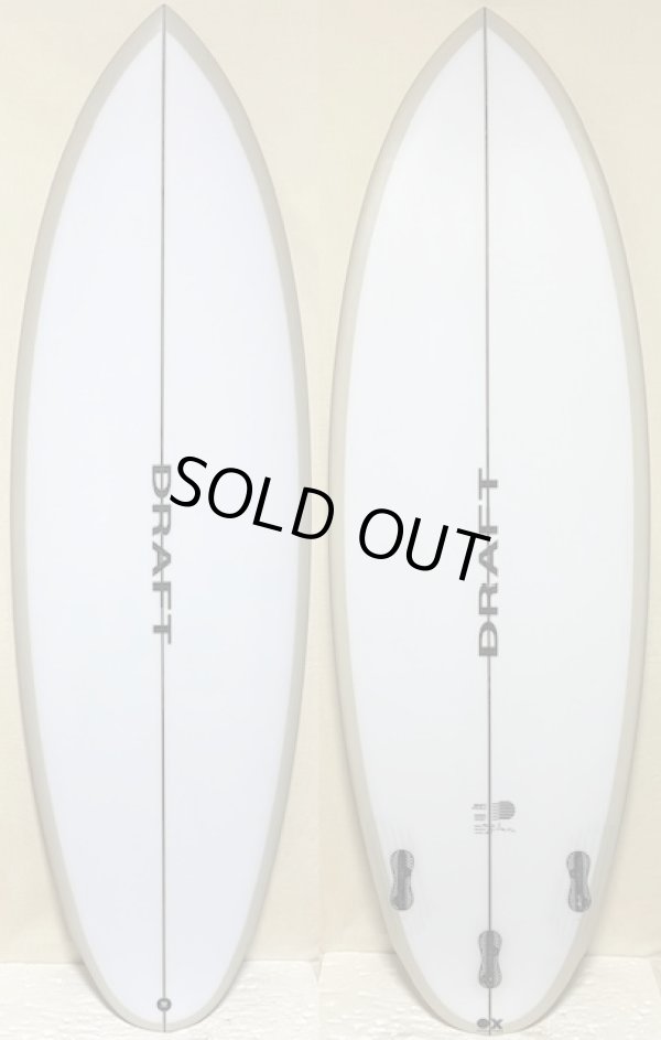 画像1: 【最新モデル】DRAFT // New Round Menace Twin+1 5'6" Fomura-1ブランク指定 