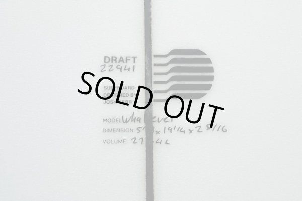 画像4: 【飯田航太絶賛モデルがストックで登場】DRAFT // Whatever ツイン 5'8" Fomura-1ブランク 中古美品