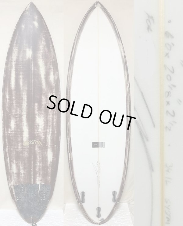 画像1: 【浮力たっぷりツインピン！】SYSTM / "BURNER2" 6'0" シャビーティント 激安！