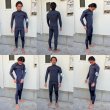 画像2: 【特別価格】 SURGE WETSUITS / チェストジップ フルスーツ / チャコールグレー  ML