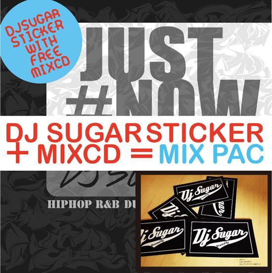 画像: DJ SUGAR最新MIX PACK (ステッカー＋FreeMixCD)入荷！！