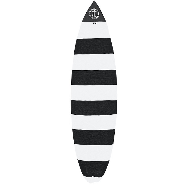 画像1: New! CaptainFin　Shortboard SurfboardSock Cover 6'0　/　BLACK/WHITE