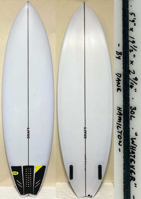 画像1: 【飯田航太絶賛モデルがストックで登場】DRAFT // Whatever ツイン 5'9" Fomura-1ブランク 中古美品