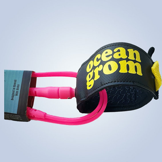 画像1: 【NEW!!】OCEAN GROM / 4'8 Micro Grom Leash "Lucy(ピンク)"