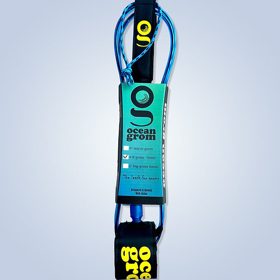 画像3: 【NEW!!】OCEAN GROM / 4'8 Micro Grom Leash "Fin(ブルー)"