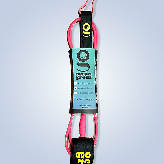 画像3: 【NEW!!】OCEAN GROM / 4'8 Micro Grom Leash "Lucy(ピンク)"