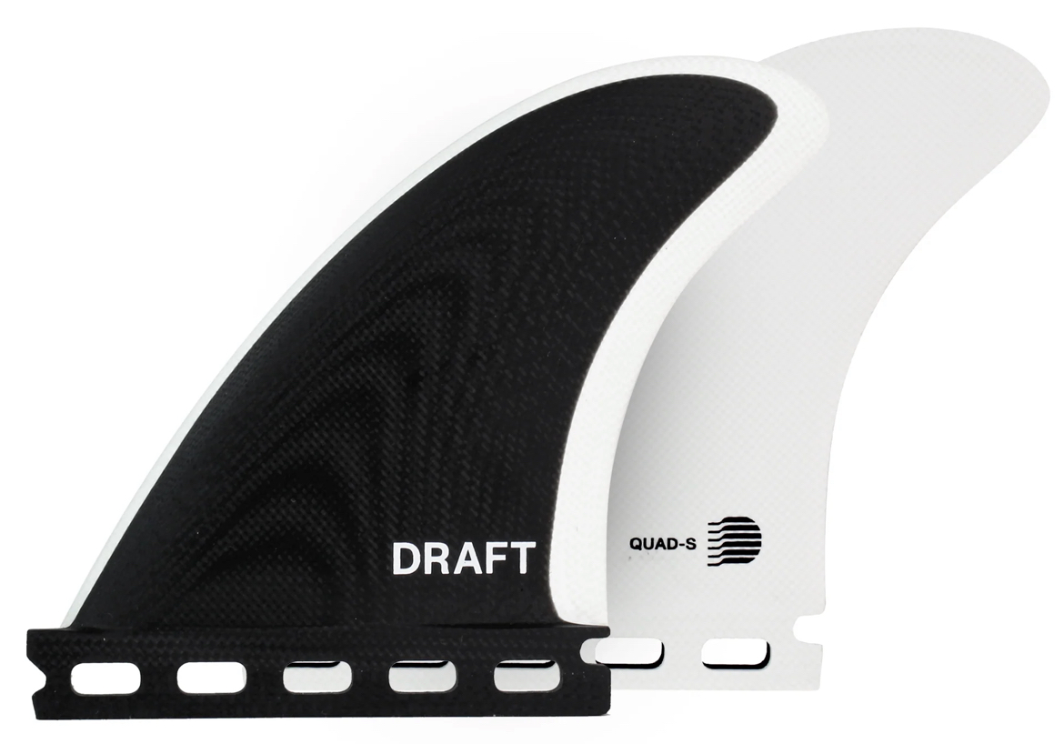 画像4: 【NEW!!】 DRAFT // QUAD FIN BLACK/WHITE