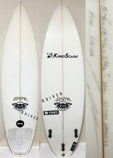 画像1: 【ライダー絶賛の超名作】SYSTM / "RAZOR" 5'8" ライダーボード中古
