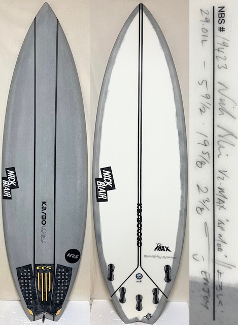 画像1: 【小波から台風まで！】JOISTIK/V2MAX Karbo 5'91/2" ニックシェイプ超美品！