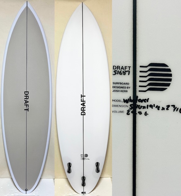 画像1: 【超名作】DRAFT // Whatever Round Twin+1  5'10" Fomura-1ブランク指定 激安！
